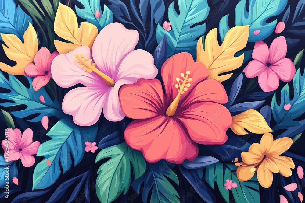 Beautiful hibiscus buds are showcased, Hibiscus buds on display Beautiful hibiscus buds are showcased, Hibiscus buds on display