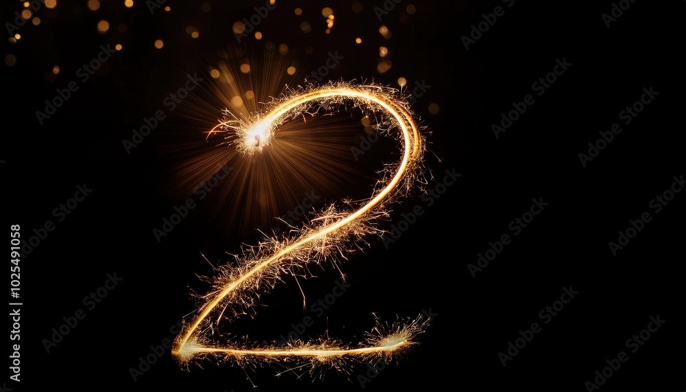 Sparkling Number Two: Celebrating New Beginnings Sparkling Number Two: Celebrating New Beginnings
