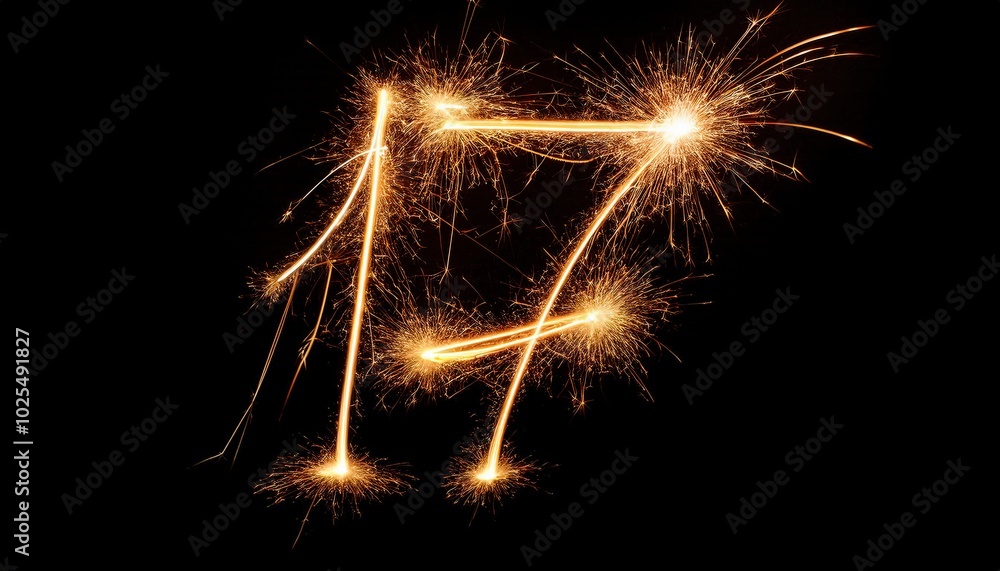 Celebrating 17 with Sparkler Fireworks Celebrating 17 with Sparkler Fireworks
