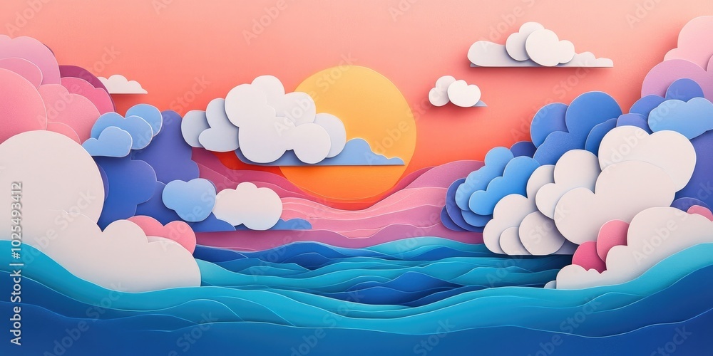 Clouds in the sky over a coastal region in Spain's Mediterranean area, Clouds in the sky over a coastal region in the Mediterranean Clouds in the sky over a coastal region in Spain's Mediterranean area, Clouds in the sky over a coastal region in the Mediterranean