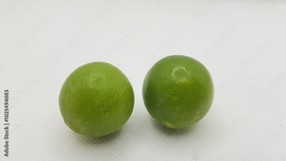 green color limo white background 