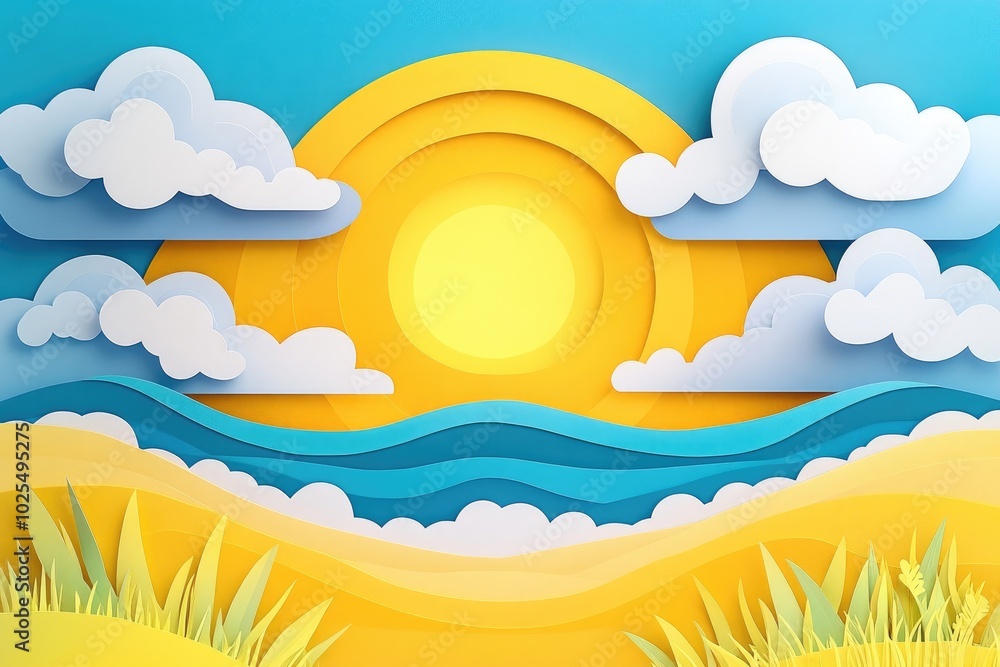 Scenic seaside backdrop featuring a stunning ocean under clear skies, with a natural sandy beach setting, Beautiful seaside view with clear ocean under sunny skies and sandy beach landscape Scenic seaside backdrop featuring a stunning ocean under clear skies, with a natural sandy beach setting, Beautiful seaside view with clear ocean under sunny skies and sandy beach landscape