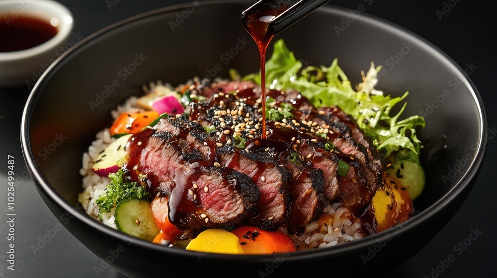 Delicious Bowl of Beef and Colorful Vegetables