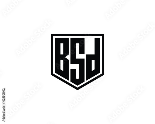 BSD logo design vector template. BSD