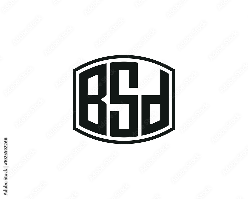 BSD logo design vector template. BSD BSD logo design vector template. BSD