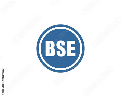 BSE logo design vector template. BSE photo