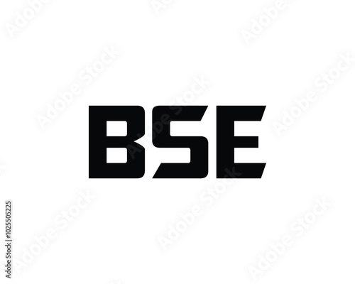 BSE logo design vector template. BSE photo