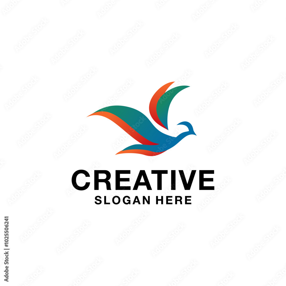 flying dove simple logo desig... flying dove simple logo desig...
