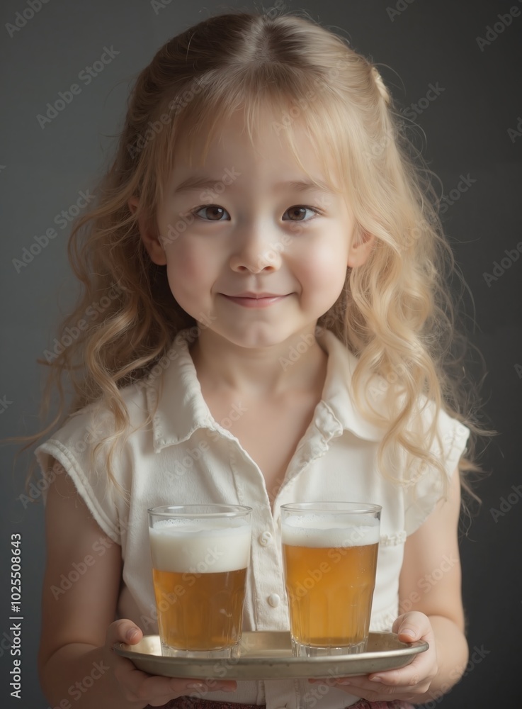 models : zoe - Cheerful Blonde Toddler Girl in White Collared Shirt models : zoe - Cheerful Blonde Toddler Girl in White Collared Shirt