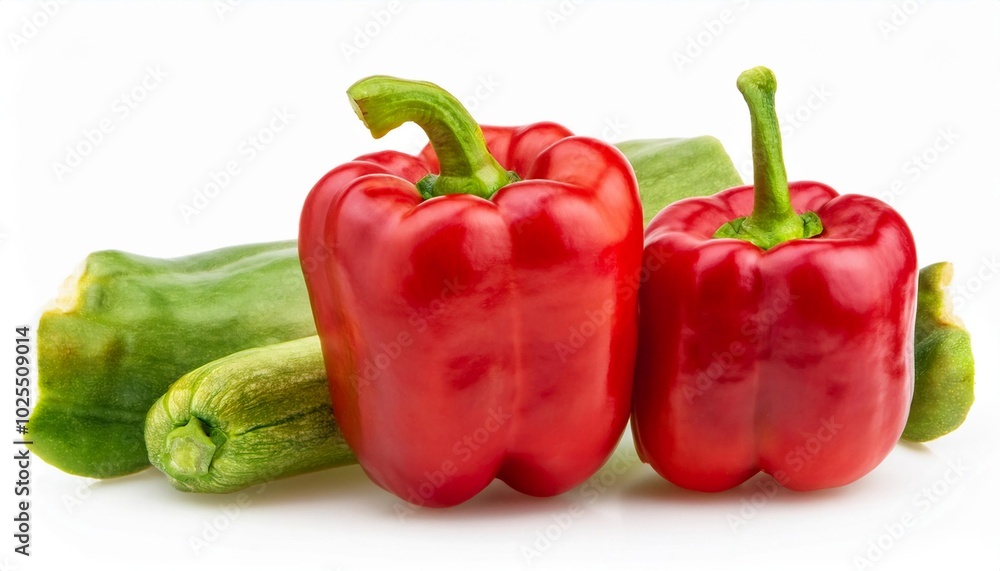Hungarian pepper on white background. Hungarian pepper Isolated. Hungarian pepper on white background. Hungarian pepper Isolated.
