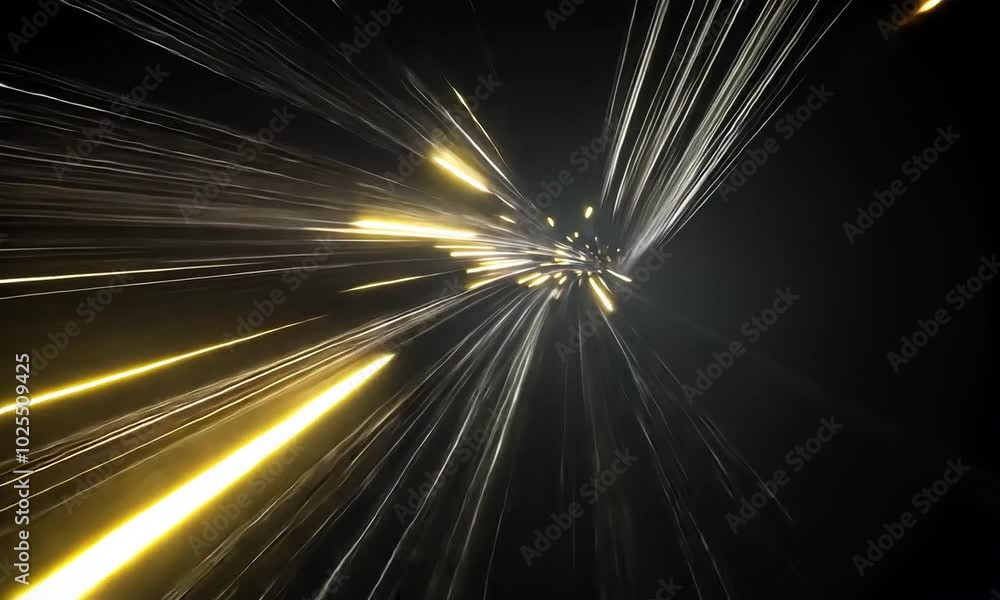 Abstract Light Trails