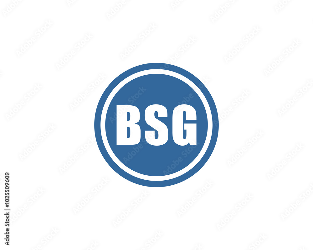 BSG logo design vector template. BSG BSG logo design vector template. BSG