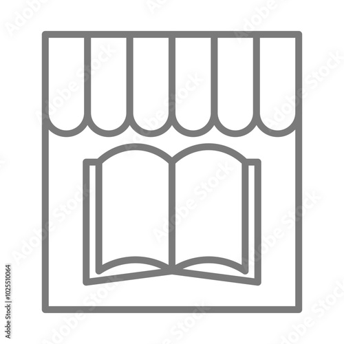 Bookshop icon design