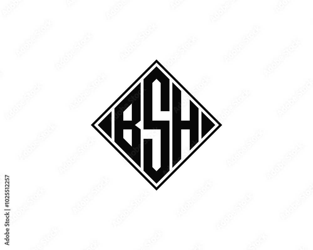 BSH Logo design vector template. BSH BSH Logo design vector template. BSH