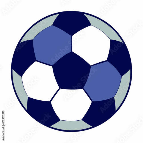 Soccer ball  vector illustration on a white background