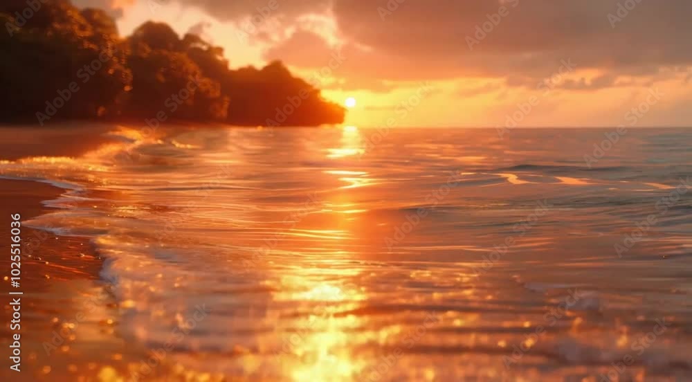 sunset in the sea sunset in the sea