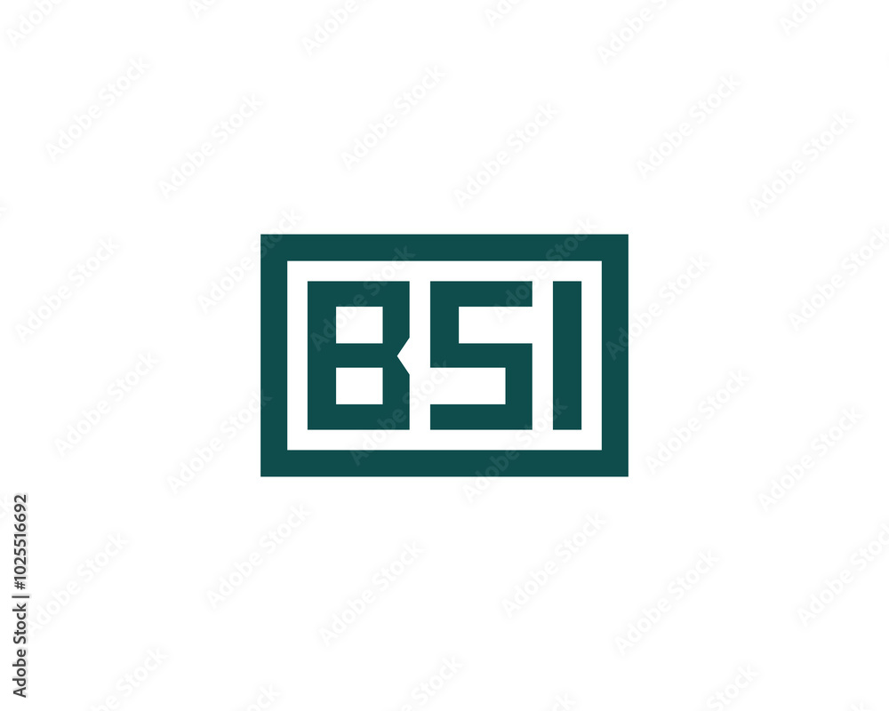 BSI logo design vector template. BSI BSI logo design vector template. BSI