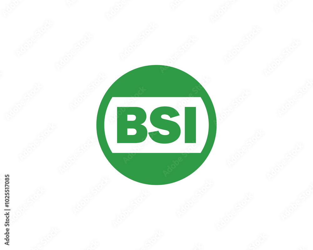 BSI logo design vector template. BSI BSI logo design vector template. BSI