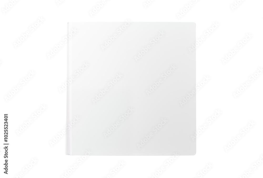 Blank White Square Book Cover Isolated On A Transparent Background Blank White Square Book Cover Isolated On A Transparent Background
