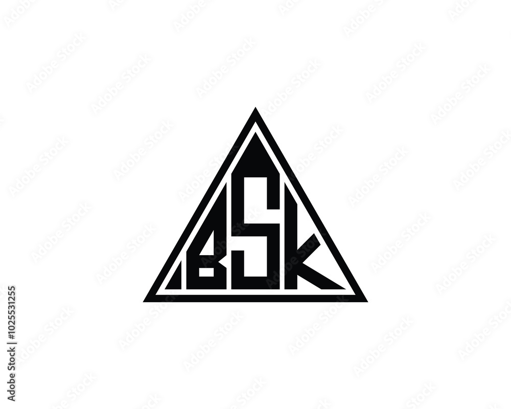 BSK logo design vector template. BSK BSK logo design vector template. BSK