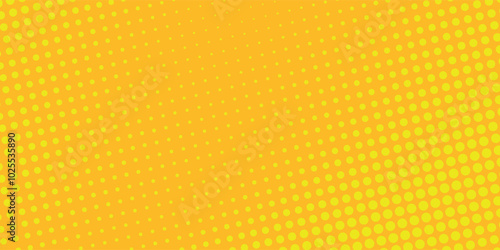 Dots halftone orange color pattern gradient texture with technology digital background. Dots pop art comics with summer background. modern vector