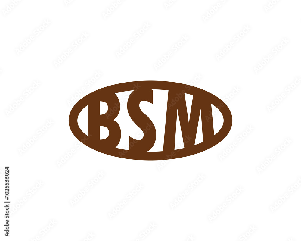 BSM logo design vector template. BSM BSM logo design vector template. BSM