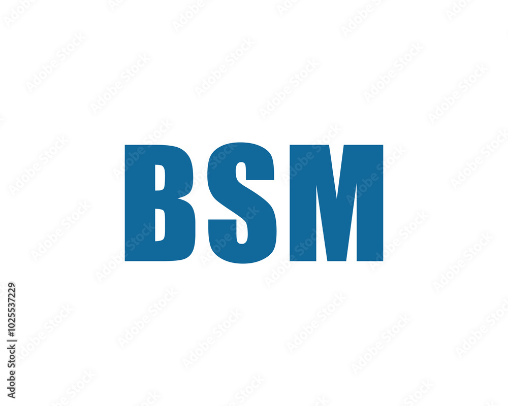 BSM logo design vector template. BSM BSM logo design vector template. BSM