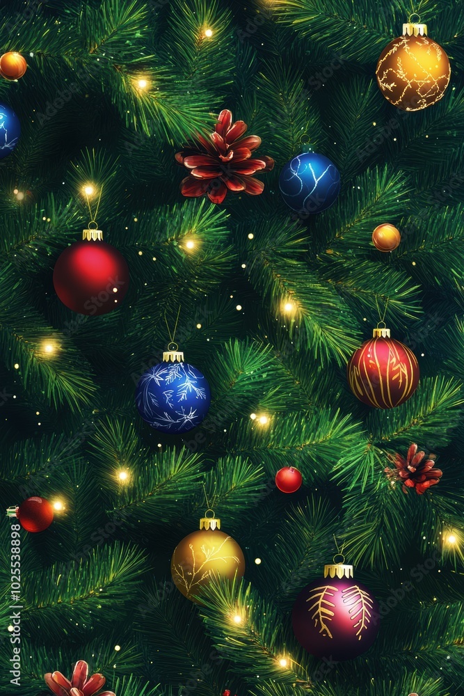 decoration ornament on Christmas tree. decoration ornament on Christmas tree.