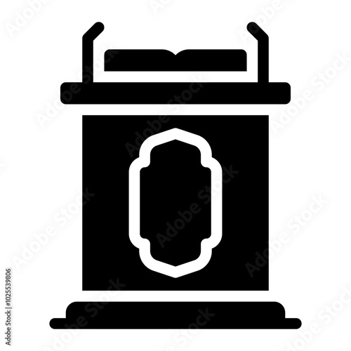 pulpit glyph icon