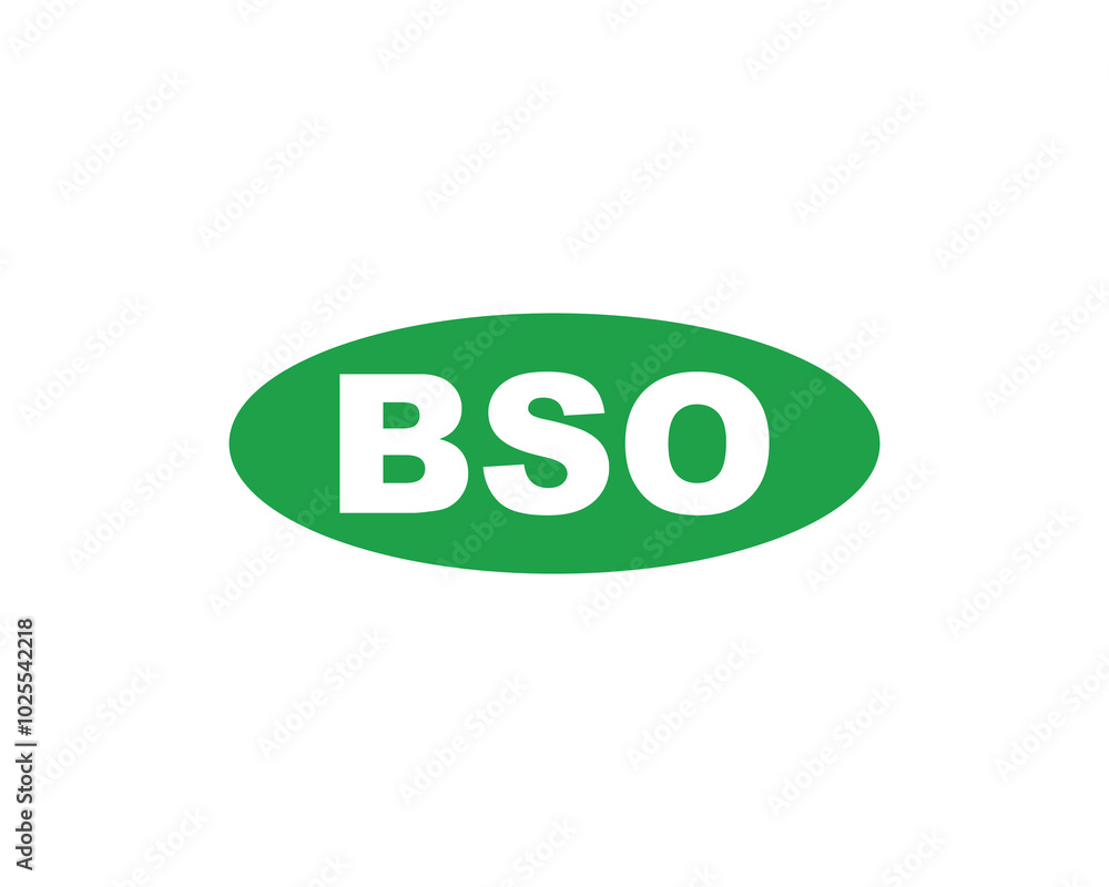 BSO logo design vector template. BSO BSO logo design vector template. BSO