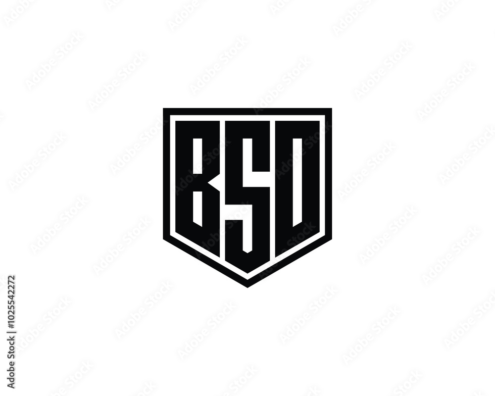 BSO logo design vector template. BSO BSO logo design vector template. BSO