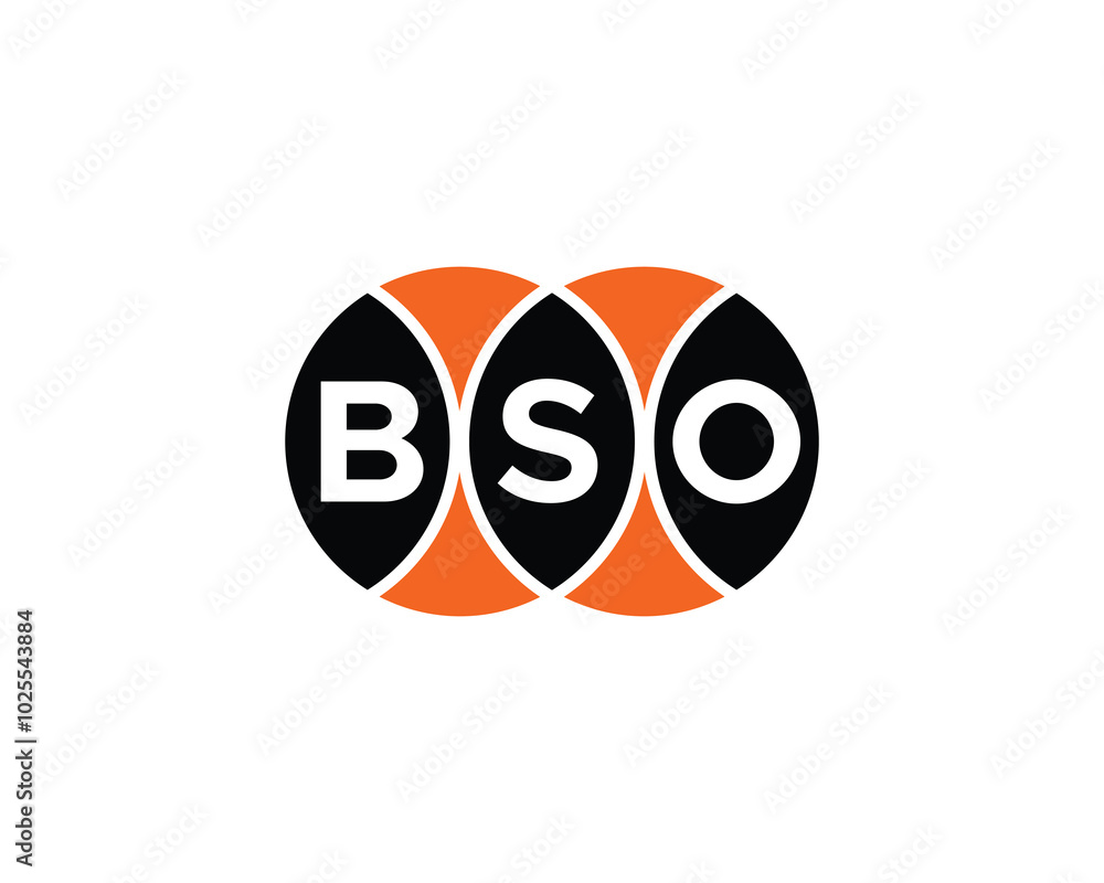 BSO logo design vector template. BSO BSO logo design vector template. BSO