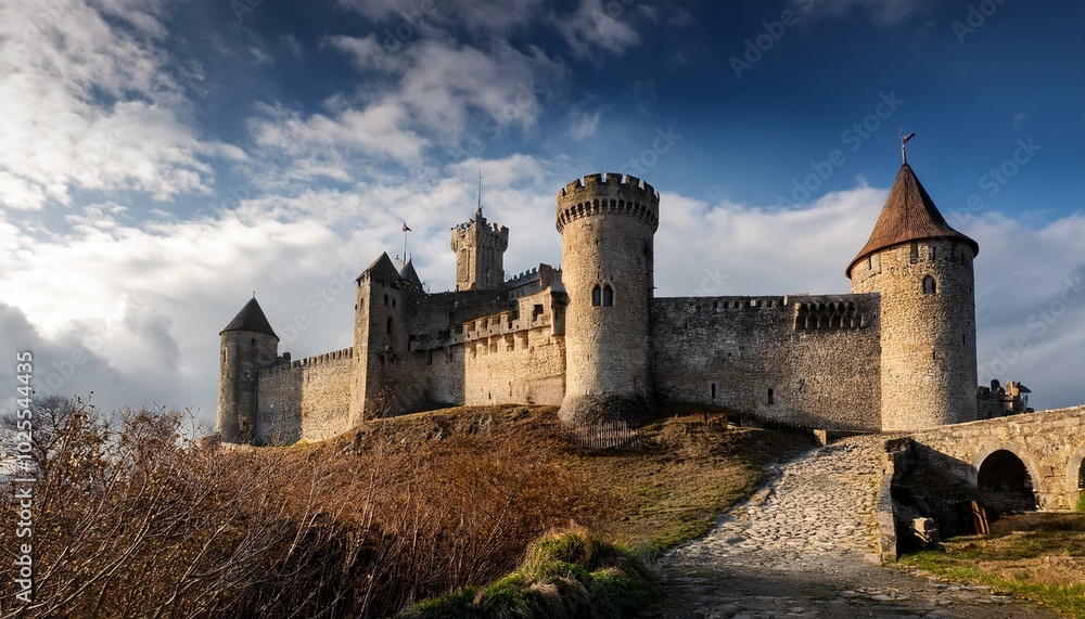 Wandering through gardens surrounding the castle. Wandering through gardens surrounding the castle.