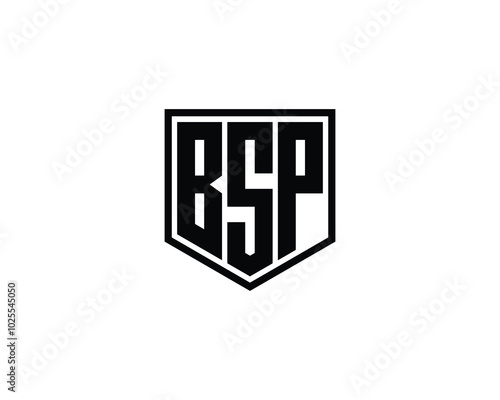 BSP logo design vector template. BSP