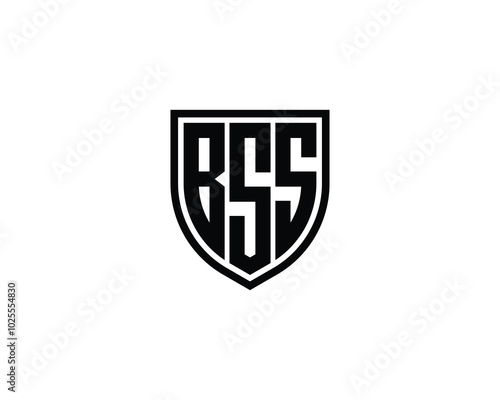 BSS logo design vector template. BSS photo