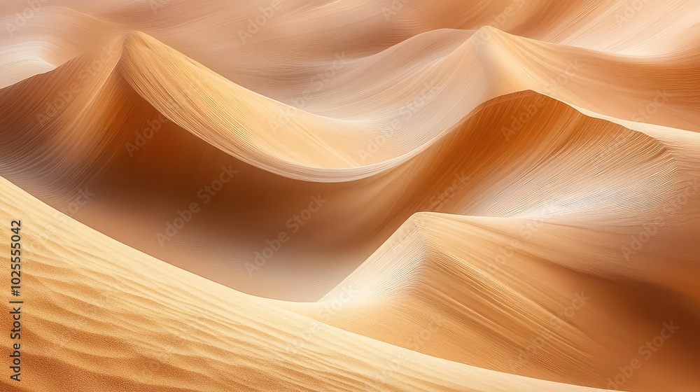 Sand patterns meeting rock formations in the desert, creating a stark contrast between smooth curves and sharp edges in an abstract composition Sand patterns meeting rock formations in the desert, creating a stark contrast between smooth curves and sharp edges in an abstract composition