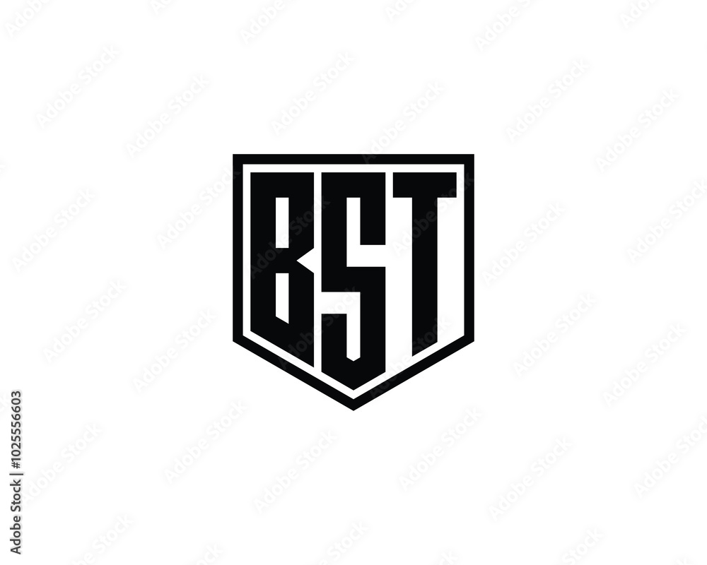 BST logo design vector template. BST BST logo design vector template. BST