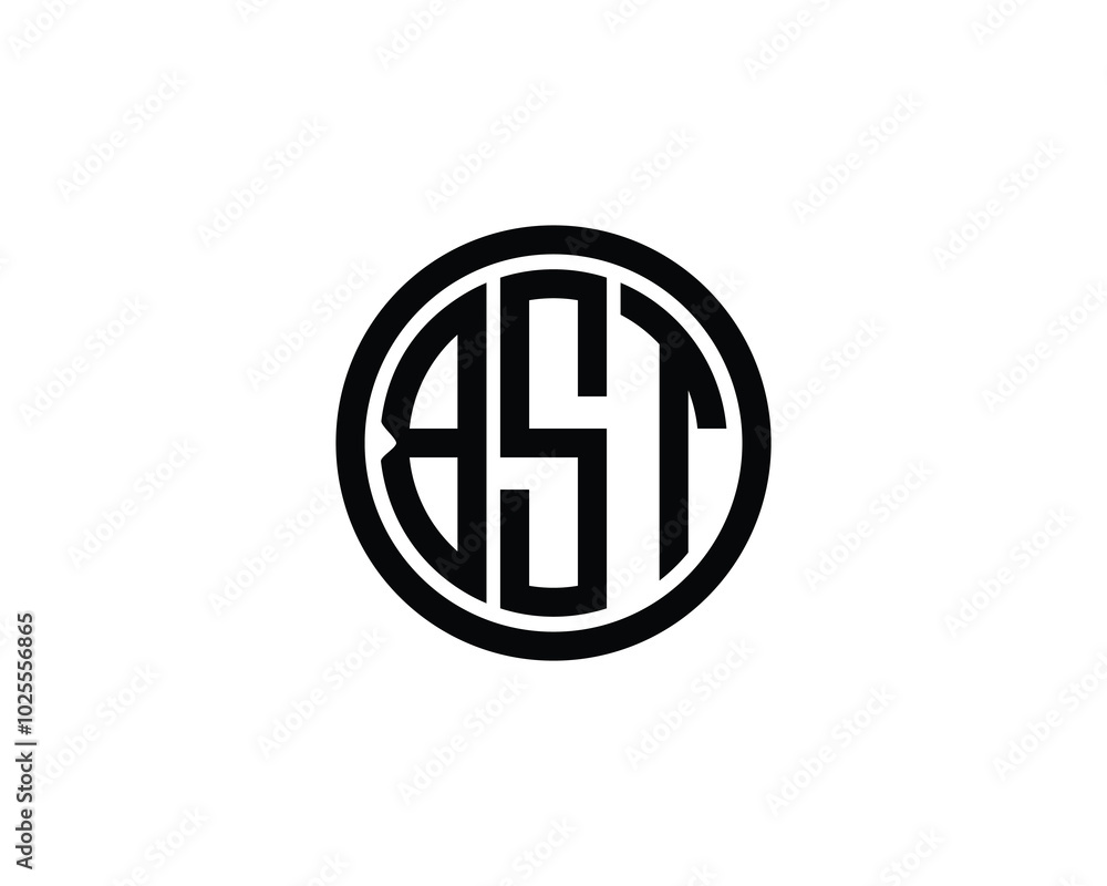 BST logo design vector template. BST BST logo design vector template. BST