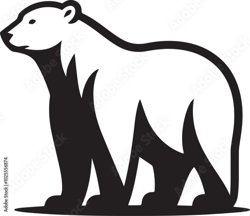 Polar bear vector illustration design and templates