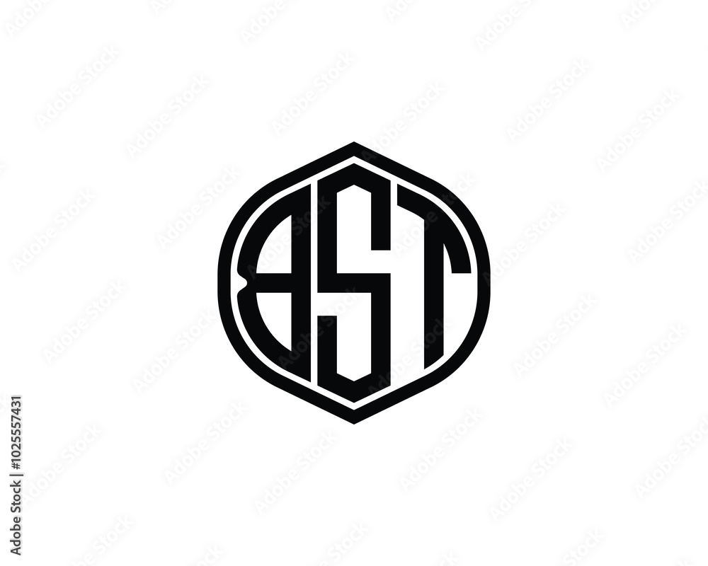 BST logo design vector template. BST BST logo design vector template. BST