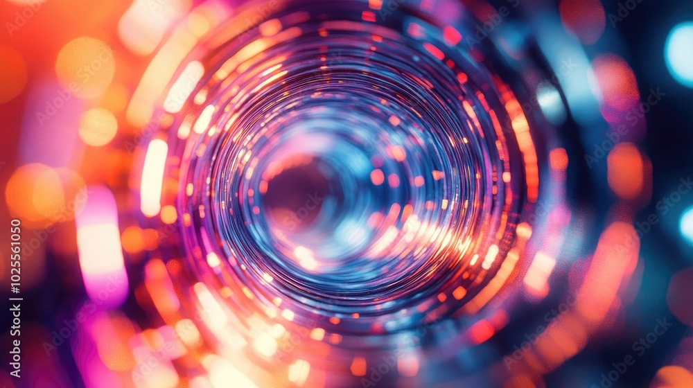 An abstract background with distorted circular patterns and a mix of bright and dark hues, creating a mesmerizing tunnel effect. An abstract background with distorted circular patterns and a mix of bright and dark hues, creating a mesmerizing tunnel effect.