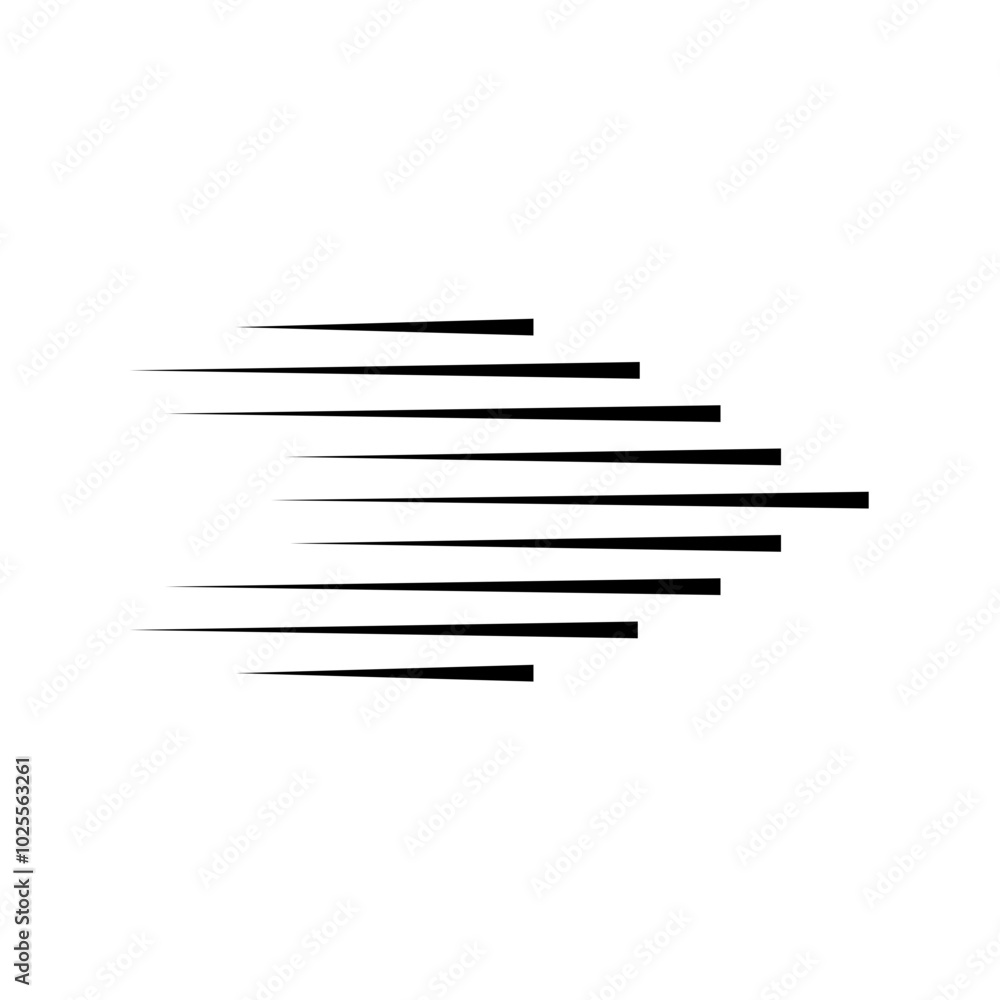 Horizontal speed lines for comic books. Manga, anime graphic speed striped texture. Horizontal fast motion lines for comic books. Vector illustration Horizontal speed lines for comic books. Manga, anime graphic speed striped texture. Horizontal fast motion lines for comic books. Vector illustration