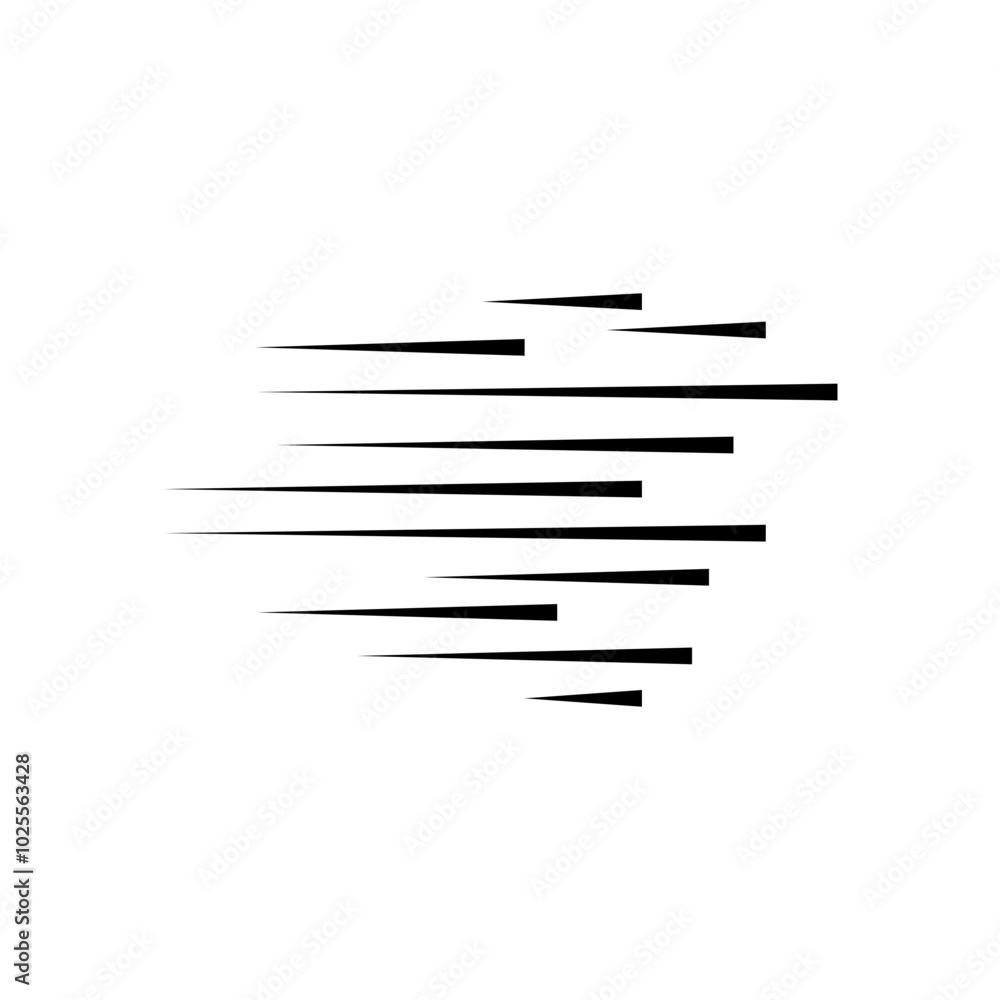 Horizontal speed lines for comic books. Manga, anime graphic speed striped texture. Horizontal fast motion lines for comic books. Vector illustration Horizontal speed lines for comic books. Manga, anime graphic speed striped texture. Horizontal fast motion lines for comic books. Vector illustration