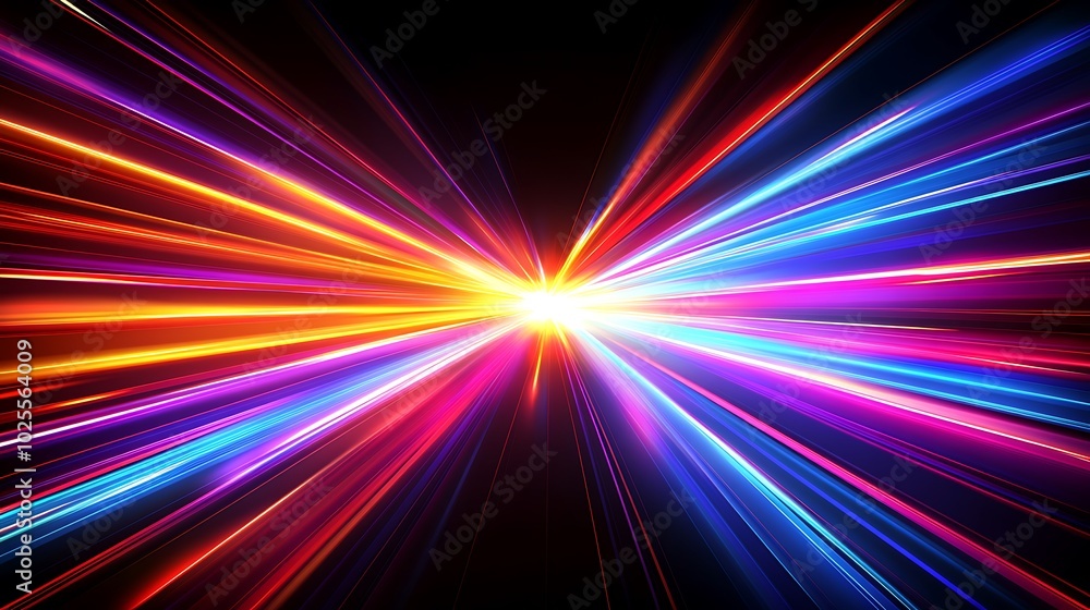 Abstract Neon Lights Speed Lines Background Abstract Neon Lights Speed Lines Background