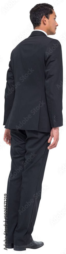 Digital png photo of caucasian businessman thinking on transparent background Digital png photo of caucasian businessman thinking on transparent background
