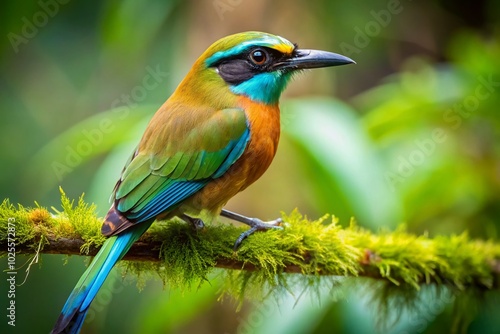 Exploring the Beauty of El Salvador's National Bird: The Turquoise-Browed Motmot in Nature