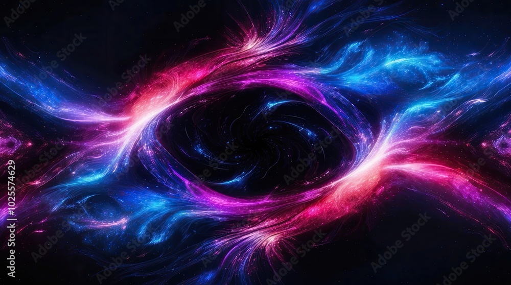 Obraz premium a mesmerizing highresolution abstract space generate ai