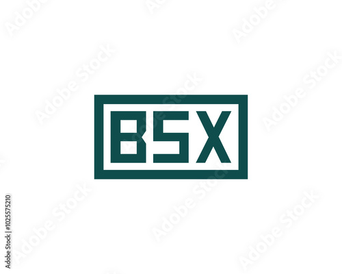 BSX logo design vector template. BSX