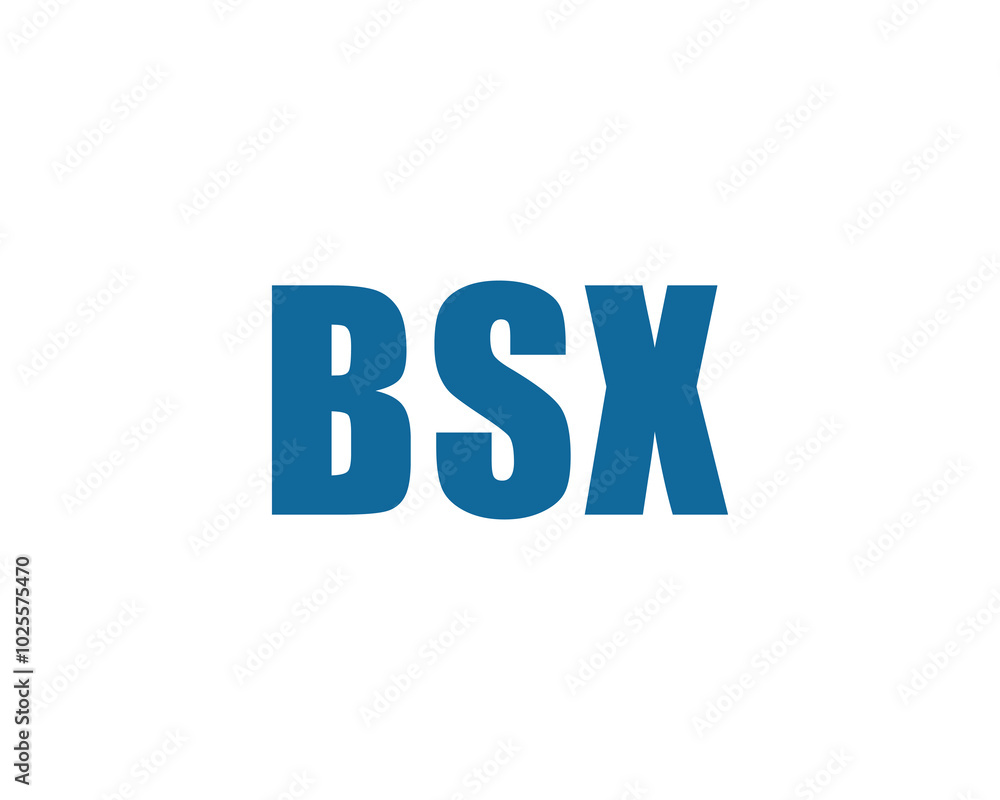 BSX logo design vector template. BSX BSX logo design vector template. BSX