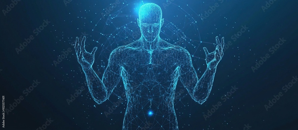 Abstract Human Form Illustration Abstract Human Form Illustration